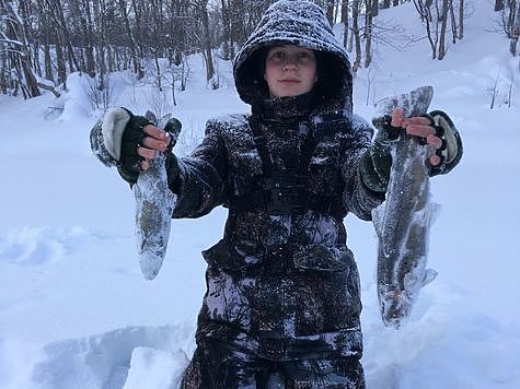 Приобщайте детей к зимней рыбалке