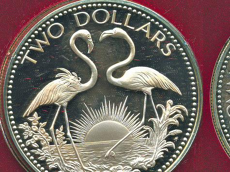 Звери и птицы - символы Америки на монетах